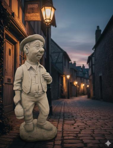 Säufer Opa als Trinker Figur