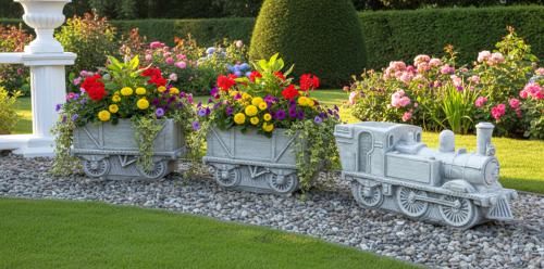 Eisenbahn befpanzbar Garten Dekoration