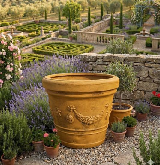 Pflanztopf aus Steinguss – frostfest & massiv für Garten