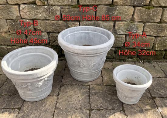 frostfeste garten pflanzkübel in verschiedenen größen