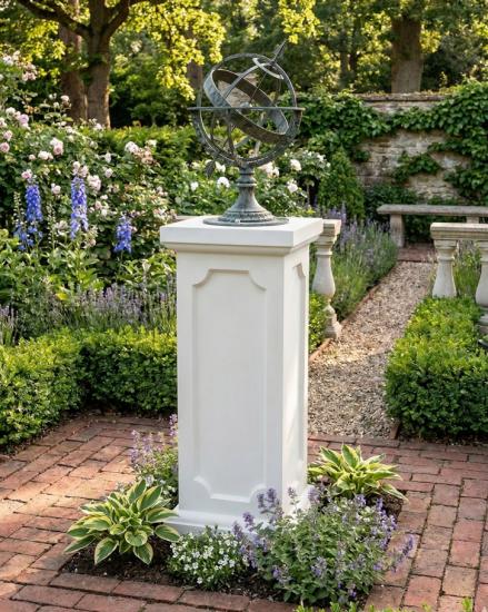 Betonpfeiler Sockel Zaunpfeiler Säule Galeriesockel Figuren Postament 100cm