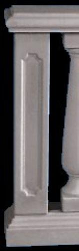 Betonpfeiler für Balustrade