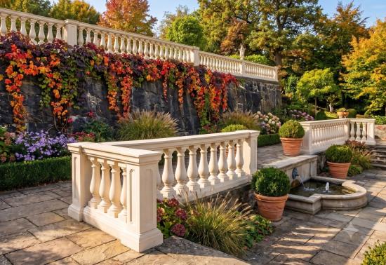 TYP-05 Balustraden Geländer Baluster Säulen 91cm hoch 122cm lang