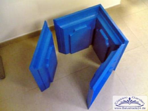 JCK-03 Pfeiler Form blue Balustraden Pfeiler Herstellung Giessform Pfeilerform Balustradenform