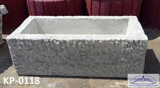 sandstein pflanzkasten aus beton