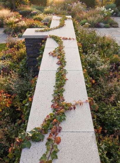 Beton Mauerabdeckung 100cm 10 Breiten 7 Farben poliert System Evolution Quadrato Mauerkappen