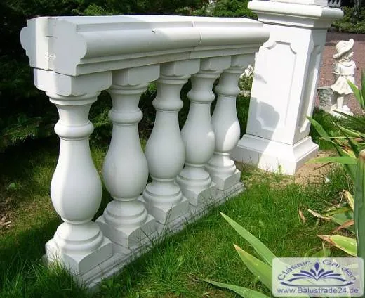 selbst hergestellte balustraden säulen