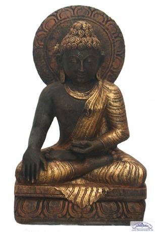 Typ-1 Buddhafigur auf Gebetskissen