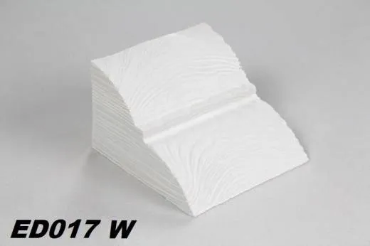 HX-ED017W Konsole für Deckenbalken aus leichtem Polyurethan Hartschaum als rustikale Innendekoration 60x90x110mm Preis je Stück