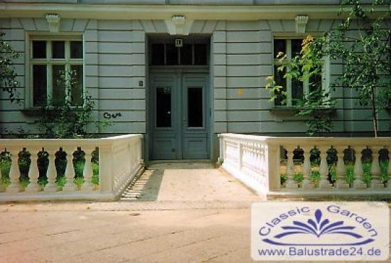 zierbalustrade aus beton steinguss