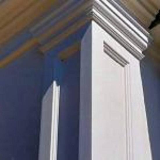 Fassaden Wandspiegel Styropor Stuck Wandsäulen Pilaster bis 300cm lang