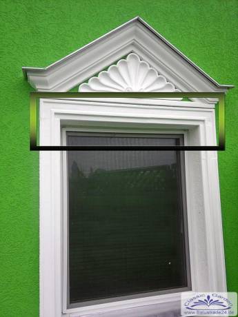 Fensterbekrönung Fassaden Dekoration