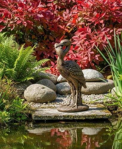 Fischreiher am Fluss