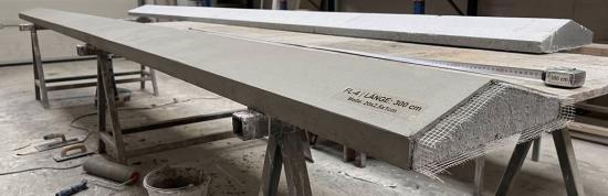 Fassadenstuck Architektur Profil Styropor Fassadenverkleidung moderne Wandpaneele 20cm FL-4