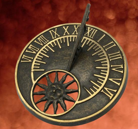 Garten Sonnenuhr für Sockel Säule