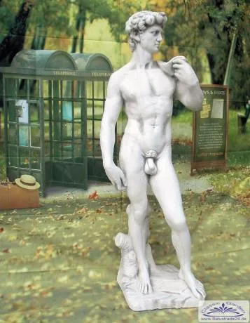 Steinfigur David von Michelangelo