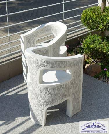 Stein Sessel aus beton