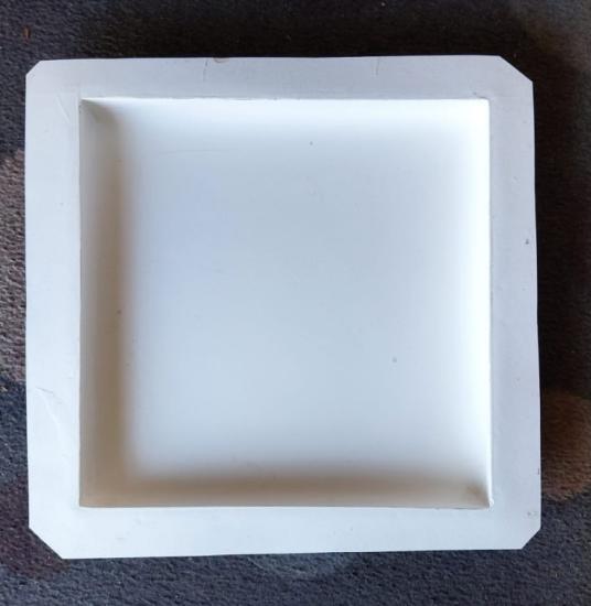 Giessform Abdeckplatten Betonplatten Form stabile GFK Polyester Kunststoff 20x20cm
