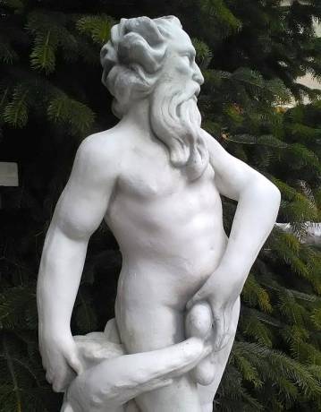 Neptun Stein Figur