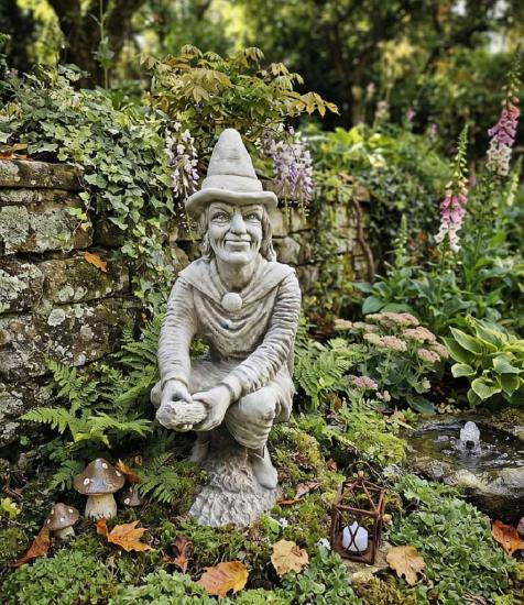 Amüsante Hexen Garten Figur