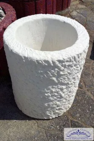 sandstein pflanzkübel runde form