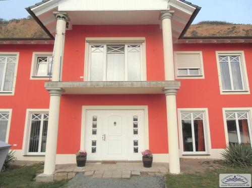 Säulen Abschluss 50cm Kapitell Sockel Profilring mit Platte Halbschalen Element für runde Säulenverkleidung KBAN50cm