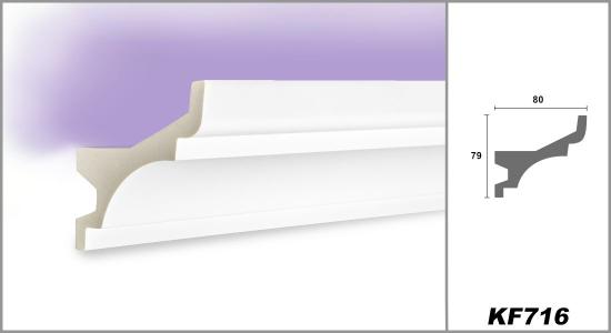 PU Profil KF716 für indirekte Decken Beleuchtung