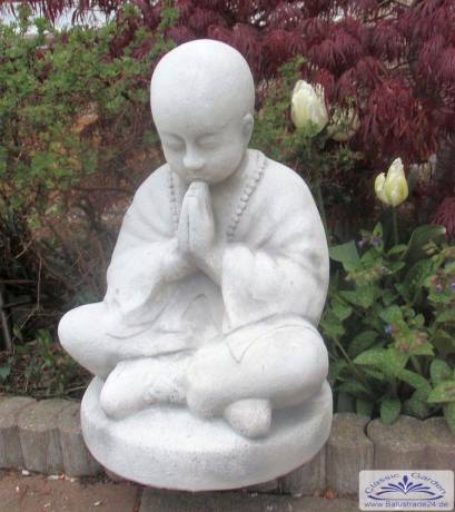 Novizen Buddha Steinfigur