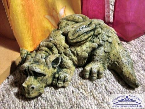 Drachen Gartenfigur