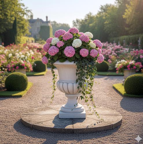 Garten Ziervase Pflanz- und Blumen Kübel
