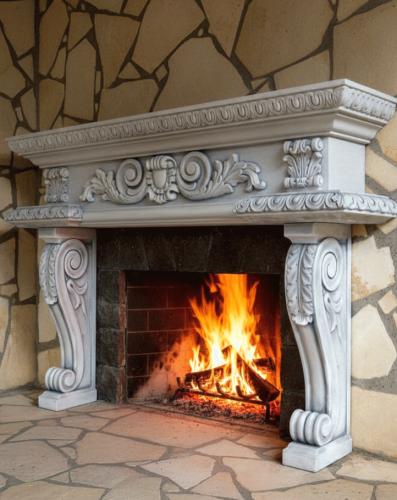 Wandkonsolen für Kamin Einfassung