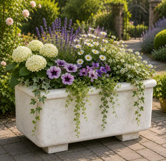 Blumen Pflanzkasten massiv schwer groß
