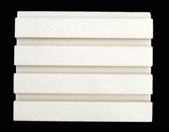 Styropor Fassadenverkleidung Lamellen Optik Akustikpaneele Wandverkleidung Außenbereich 32cm breit FL-1