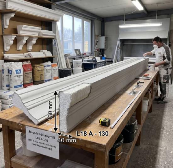 Fassadenstuck Leiste Styroporstuck Fassaden Stuckprofil L18A