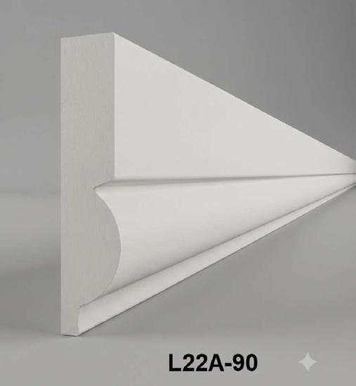 Fassadenstuck Styroporstuck Rahmenleisten Profile Fassadenleisten Stuckprofile 76x22mm 300cm L22A