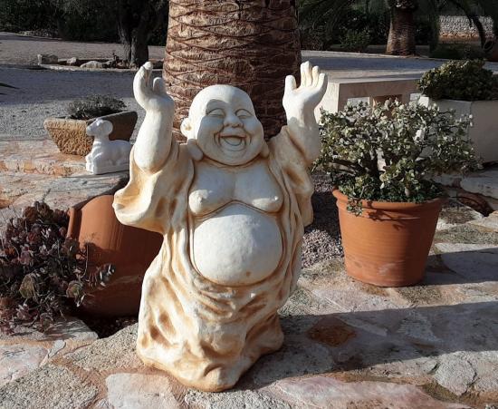 Unser Happy Buddha auf Mallorca