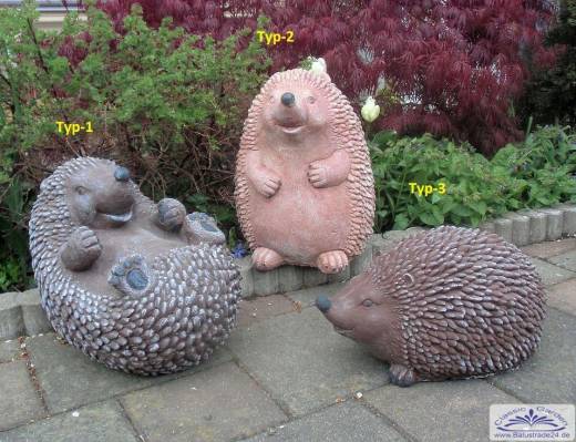 Igel Figuren Als Garten Dekorfiguren Aus Massiven Beton Steinguss