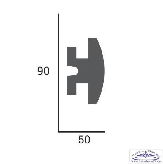 maßskizze lichtleiste kd305