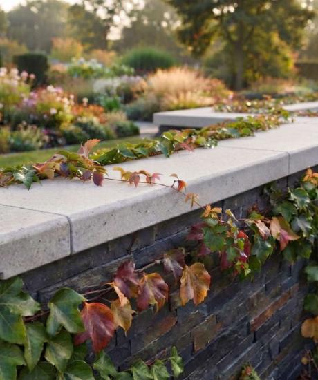 Beton Mauerabdeckung 100cm 10 Breiten 7 Farben poliert System Evolution Quadrato Mauerkappen