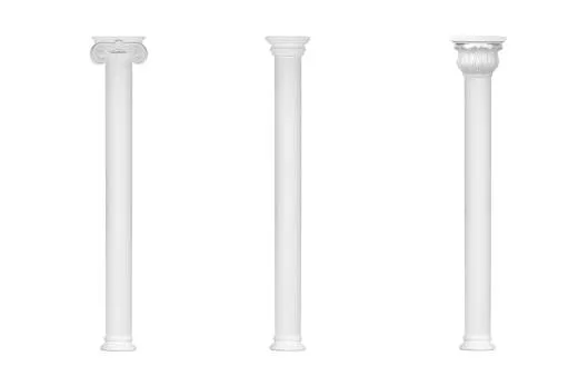 N3218 PUR Hartschaum Säulen oder Halbsäulen Säulenverkleidung Säulenschaft glatt 180mm Höhe 226cm