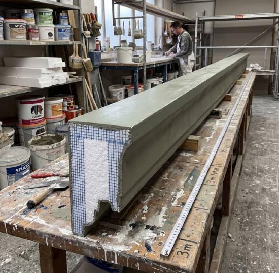 Fassaden Stuck Fensterbank Profil Gurt Gesims P10A