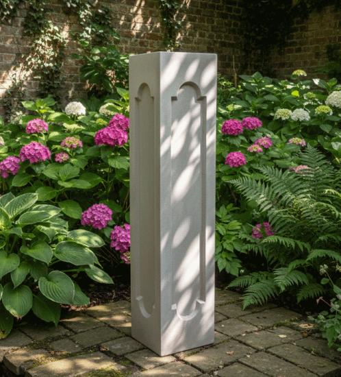 Betonpfeiler für Gartenzaun