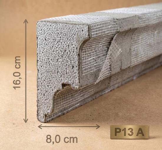 Styroporstuck Fenstergesims Profilleisten Fensterbank Fassadenstuck P13A
