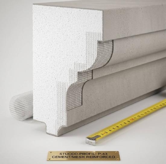 Fassadenstuck Profile für Maler Bau Handwerk P16A