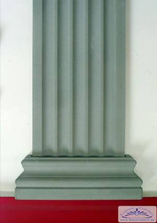 Fassadenstuck Pilaster 15cm Säule kanneliert Styropor Stuckprofil Styroporstuck PLA150K 300cm