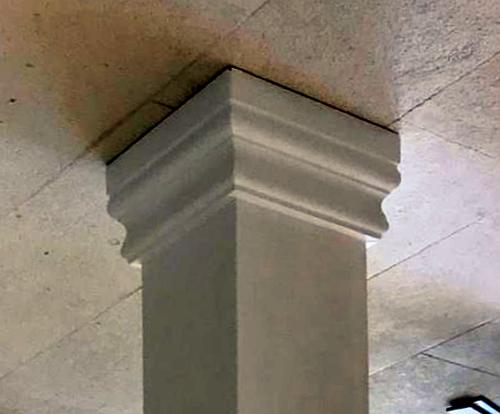 Vierkant Säulen Sockel - Kapitell Profil Verkleidung