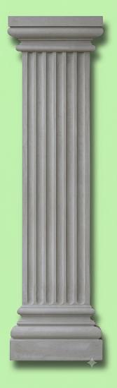 Fassaden Styropor Stuck Pilaster 30cm Wandsäulen kanneliert