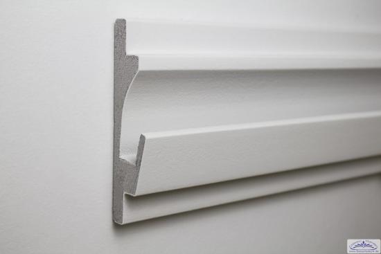 KD401 Lichtleiste für indirekte LED Beleuchtung aus XPS 125x35mm Wandleiste 115cm