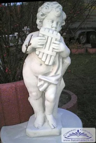 Gartenfigur mit blockflöte ST283