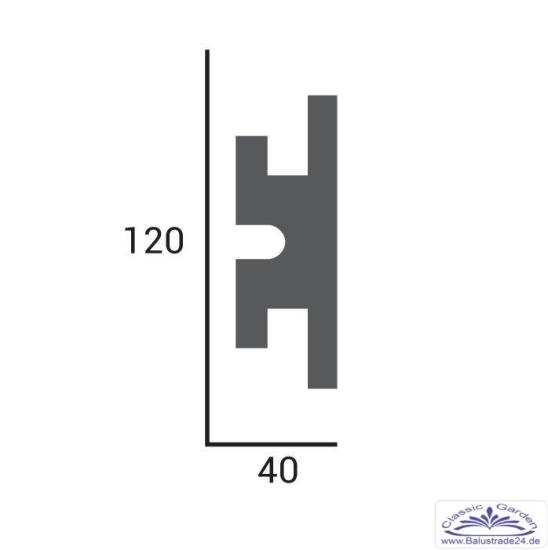 maßskizze lichtleiste kd302